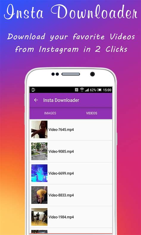 Select any photos and videos you want to download. . Download insta video
